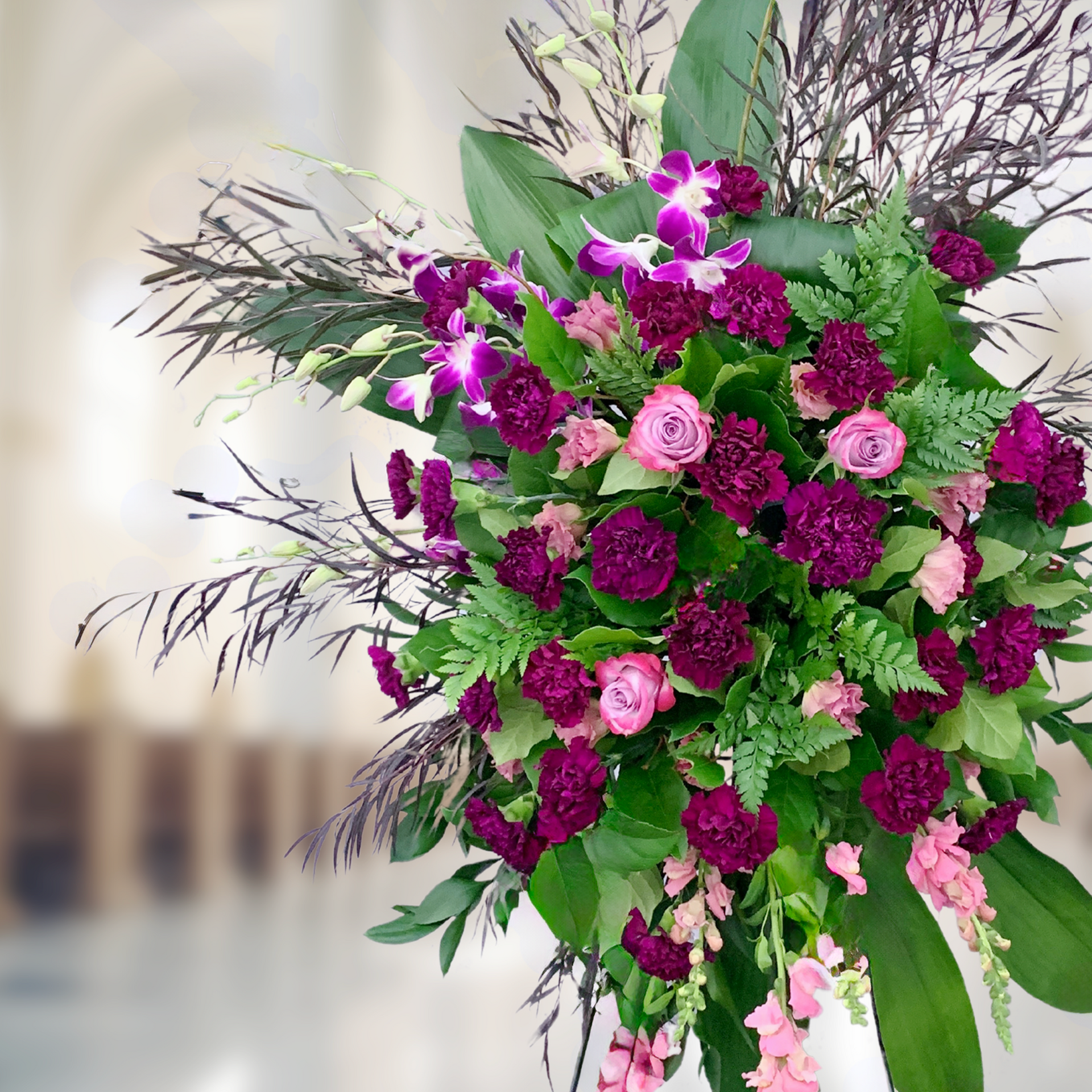 WB-694-PIRITE-Funeral-Standing-Spray