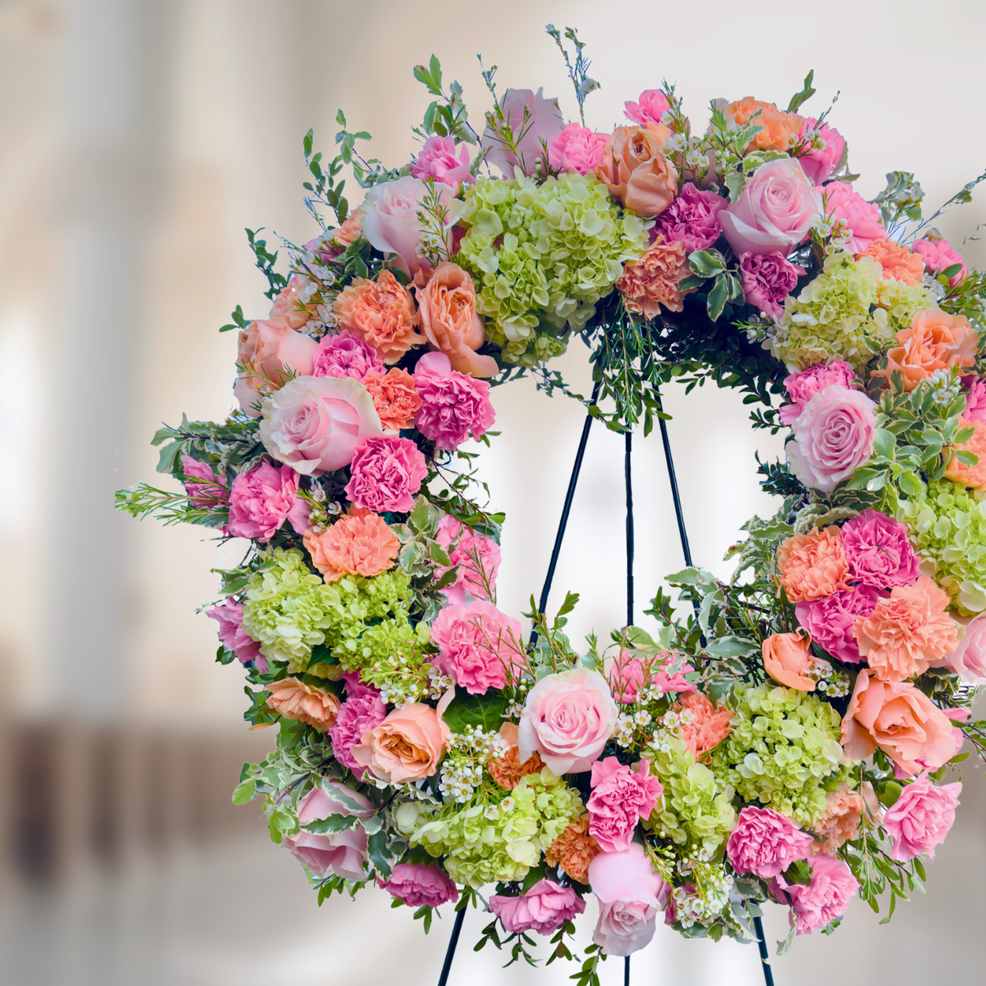 WP-582-GRACE-Funeral-Round-Wreath-Spray