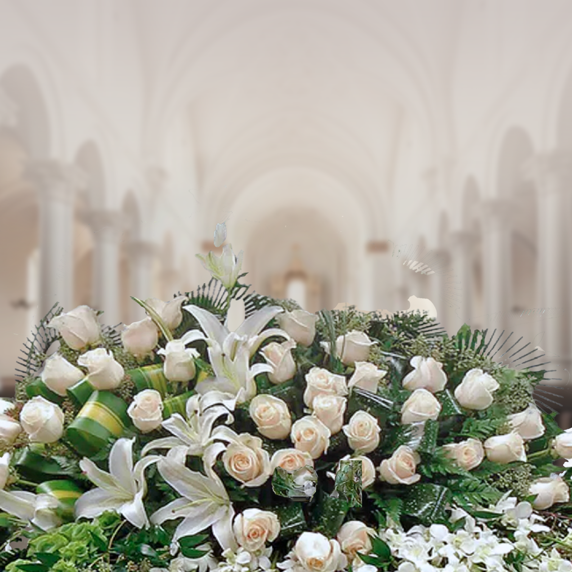 WW-348-NYX Funeral-Casket-Spray