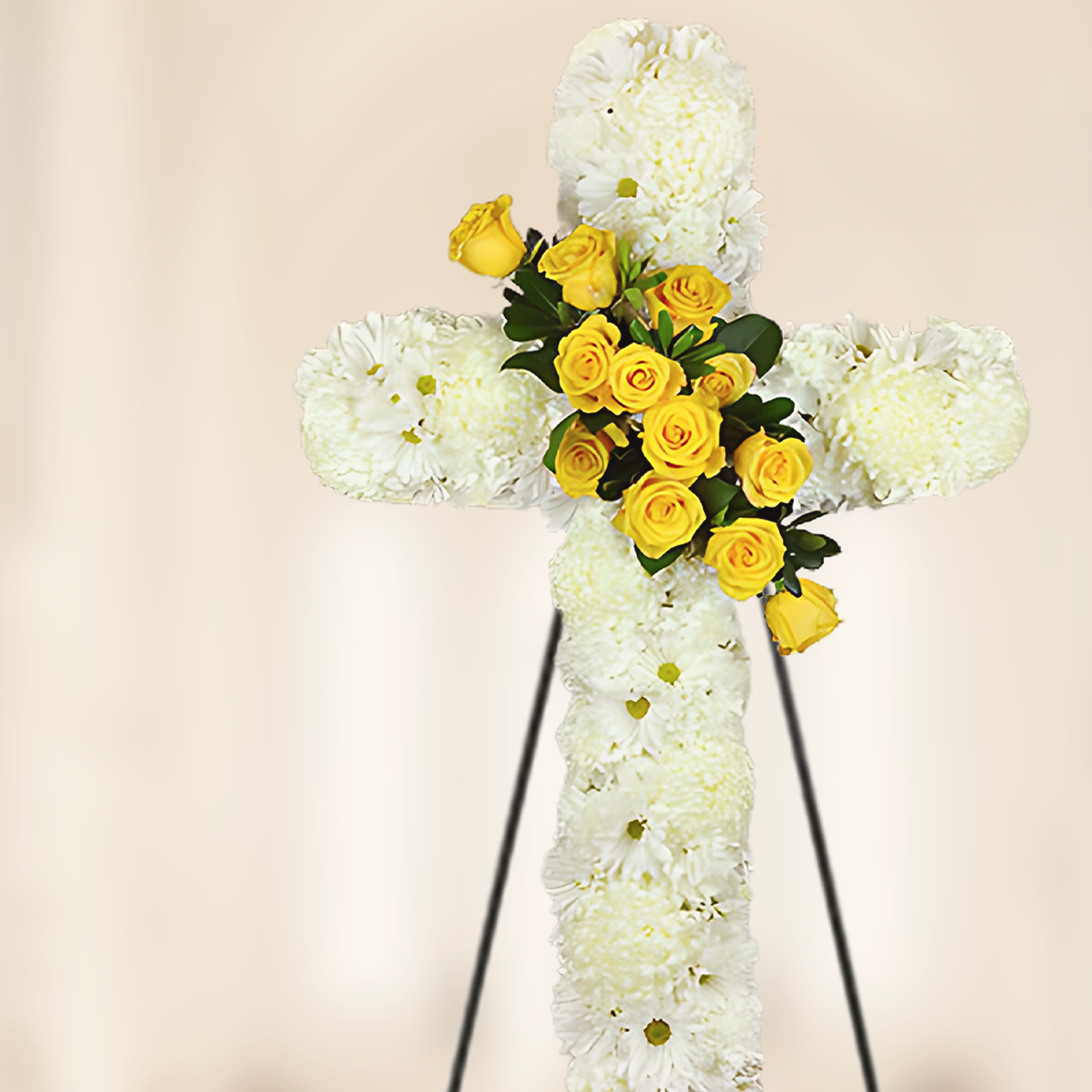 WY-778-EROS-Funeral-Cross-Wreath