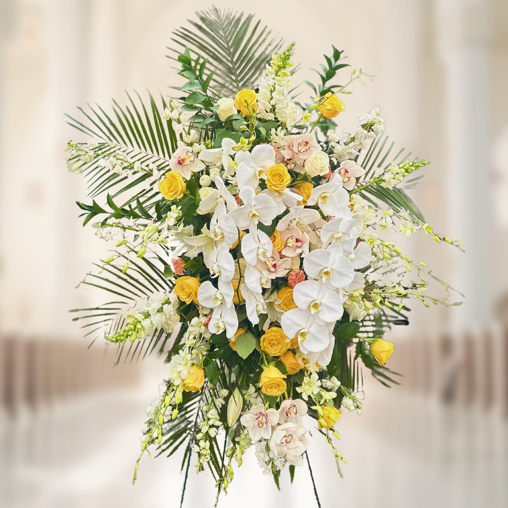 WY-786-GENNARO-Funeral-Standing-Spray