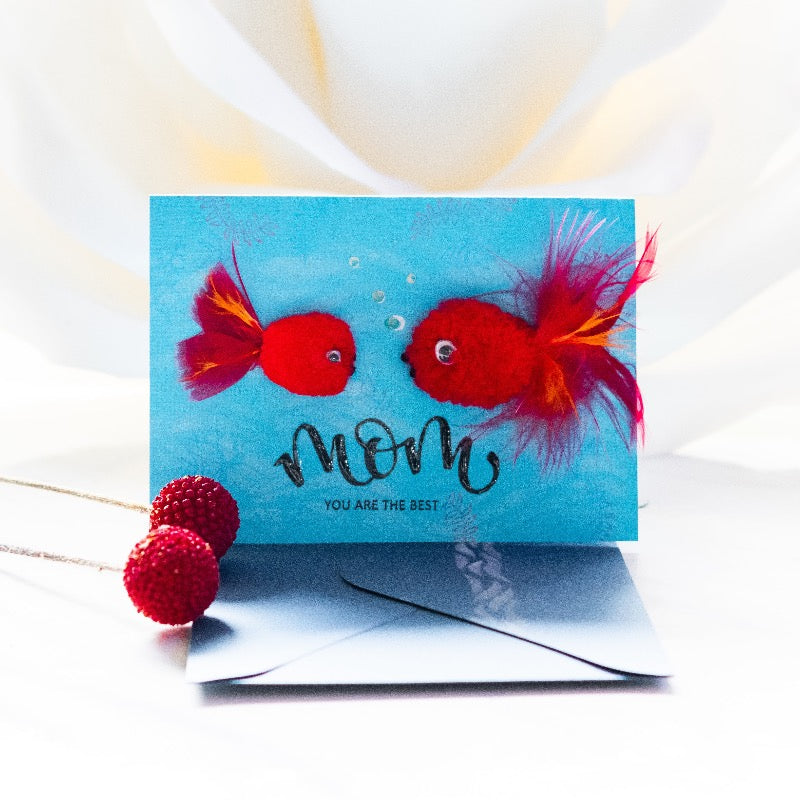 Mother's day - Mom You are the best - Petalino Handmade Cards