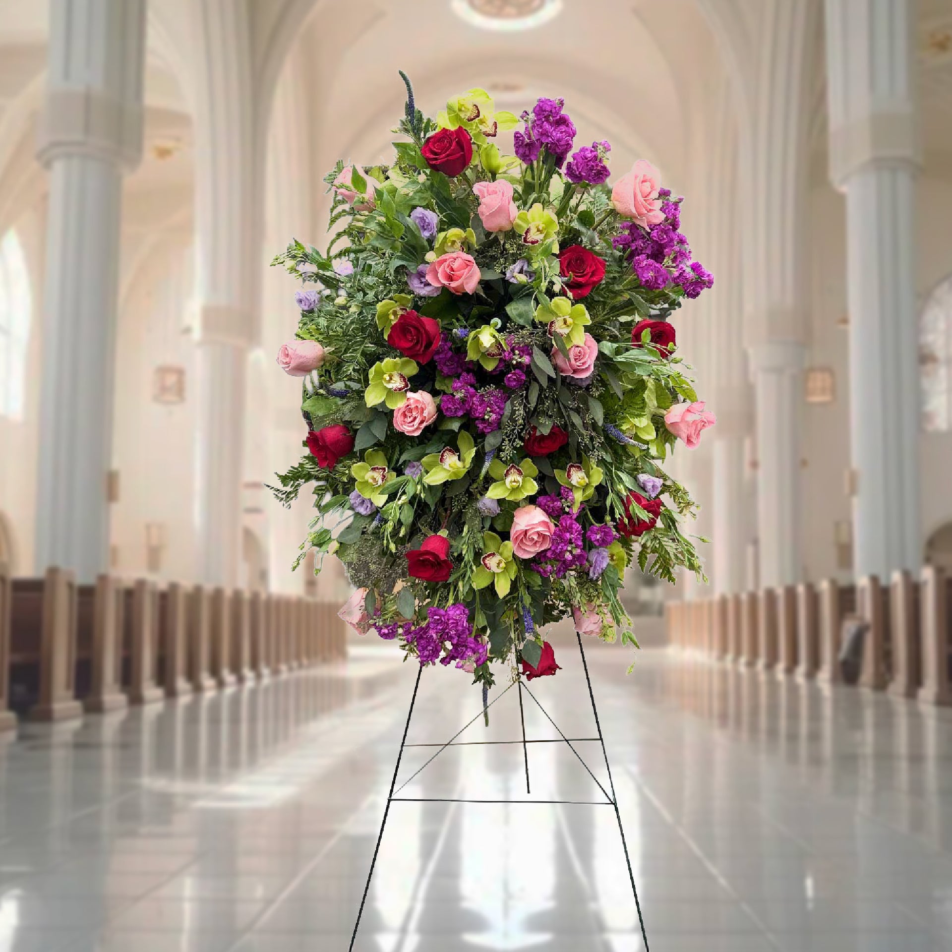 WC-901-RAFAELLO-Funeral-Standing-Spray