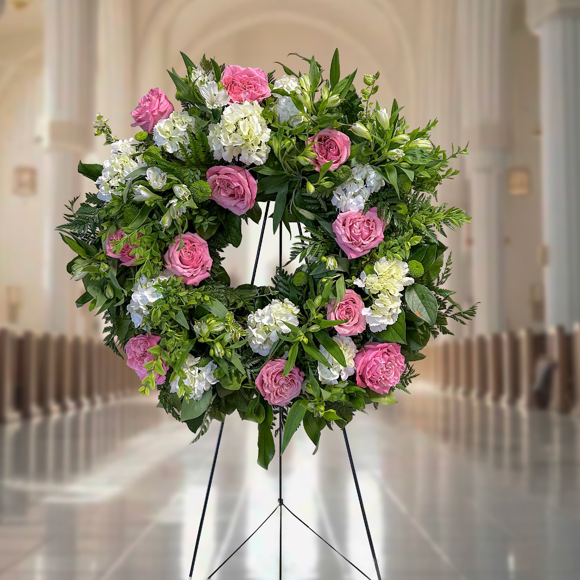 WP-590-ANASTASIA-Funeral-Round-Wreath-Spray