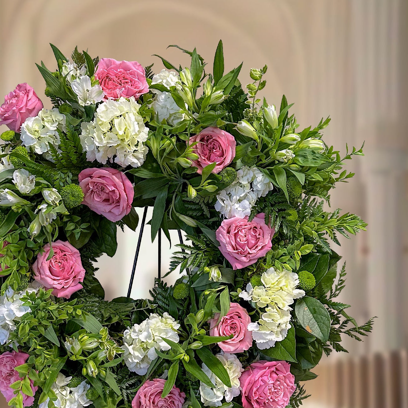 WP-590-ANASTASIA-Funeral-Round-Wreath-Spray