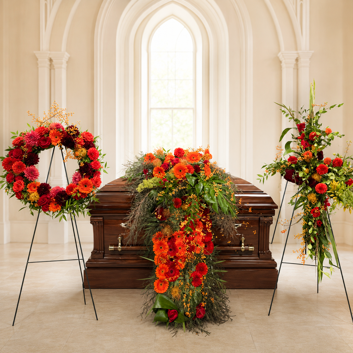 WY-808-VIVIENNE-Funeral-Cascade-Casket-Spray