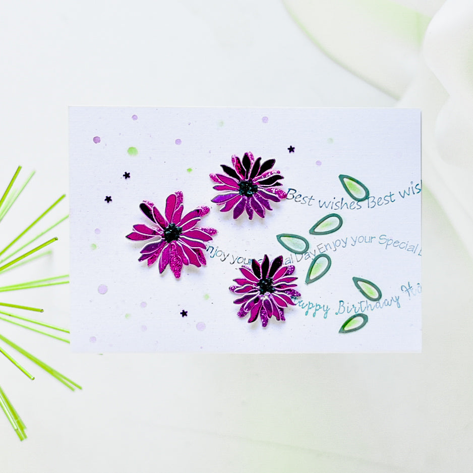 Best Wishes- Petalino Handmade Cards