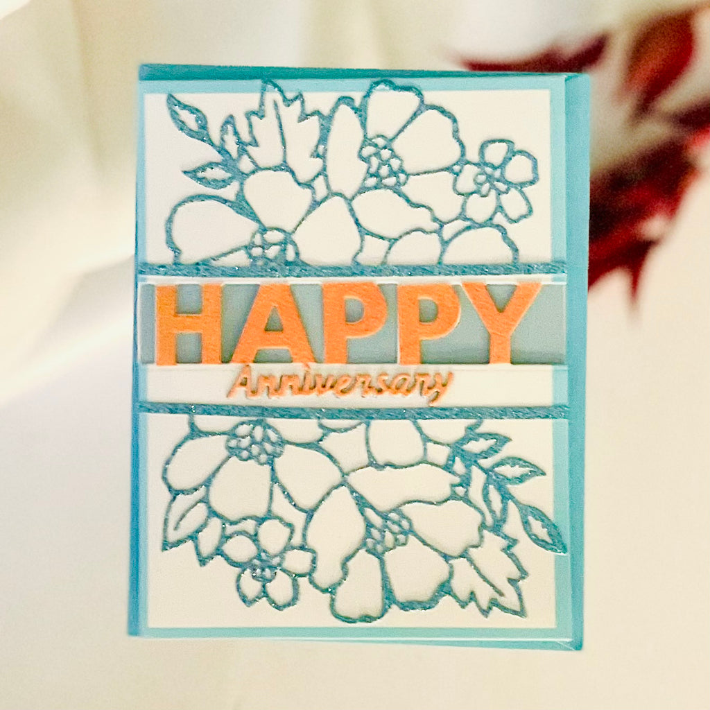 Happy Anniversary - Petalino Handmade Cards