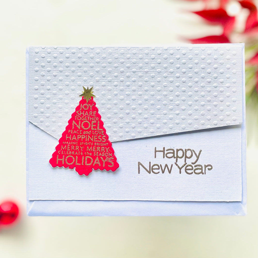 Happy New Year - Joy Share together- Petalino Handmade Cards
